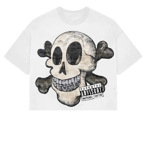 Emotion Pirates Graphic Print Cropped T-Shirt